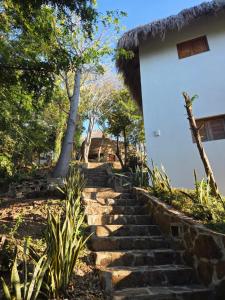 圣奥古斯蒂尼罗Ruunda, Hotel的通往房子的楼梯