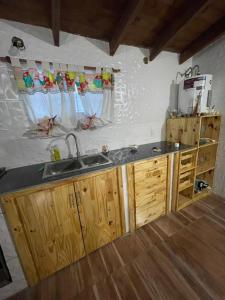 Kuchyň nebo kuchyňský kout v ubytování Casa de verano