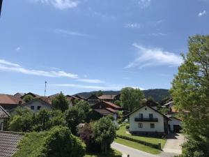 Blick auf ein Dorf mit Häusern und Bäumen in der Unterkunft 3 Michael Weiß Comfortable holiday residence in Reinhartsmais