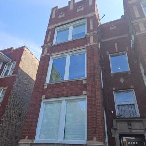 El edificio en el que está la casa de vacaciones