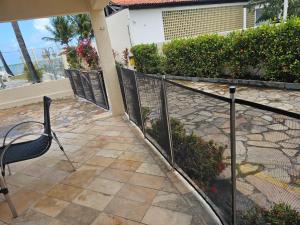 Un balcón o terraza en Pé na areia