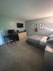 En eller flere senge i et værelse på The Castle