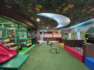 Spordikeskus ja/või sportimisvõimalused majutusasutuses Awara Onsen hot spring Koubou Gurabaatei