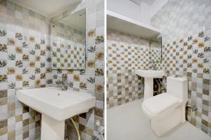 Un baño de Hotel O Laxmi Narsimha Temple Banjara Hills