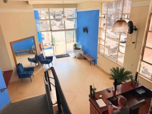 TV a/nebo společenská místnost v ubytování Hotel Alojamento AS