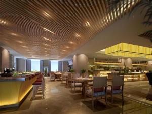 Χώρος καθιστικού στο Zhejiang D.H Hotel