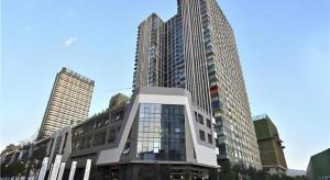 El edificio en el que está el hotel