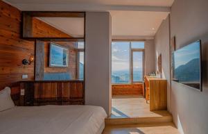 Μια τηλεόραση ή/και κέντρο ψυχαγωγίας στο Jiufen HappyLand B&B