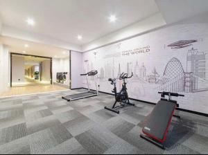 Gimnasio o equipo deportivo en Meisu Huanman Hotel Yongzhou Lingling Ancient City Branch