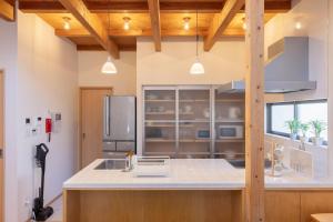 Køkken eller tekøkken på NARUIRO Kanazawa