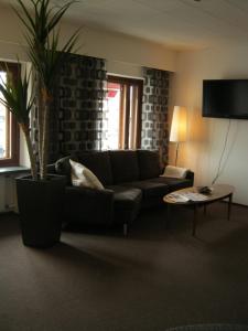 Posezení v ubytování Finlandia Hotel Lumiainen