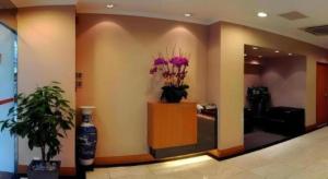 Ο χώρος του λόμπι ή της ρεσεψιόν στο Goodrich Hotel