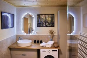 Ένα μπάνιο στο Casa Francesco - Ruhiges Apartment nahe Riesneralm & Planneralm