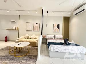 Χώρος καθιστικού στο Netizen Soho 2pax MRT Cheras Wi-Fi VsHome +83 φωτογραφίες