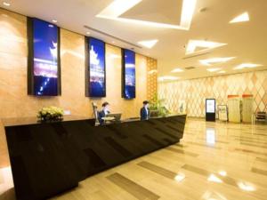 Χώρος καθιστικού στο Warmly Hotel Suzhou Shuanghuwan