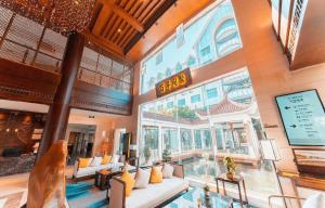 Πισίνα στο ή κοντά στο Huangshan Shuguang Yusong Hotel