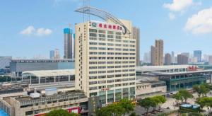 Γενική άποψη της πόλης Wuxi ή θέα της πόλης από  αυτό το ξενοδοχείο