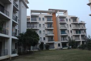 Bygningen som lejligheden ligger i