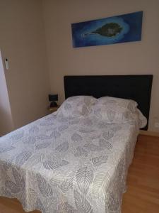 Giường trong phòng chung tại Appartement cosy centre ville