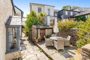 Bygningen som feriehuset ligger i