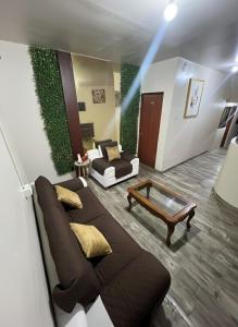 Χώρος καθιστικού στο Hostal Las Vegas