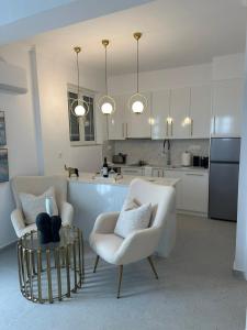 Kuchyň nebo kuchyňský kout v ubytování Sea Escape