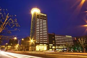 El edificio en el que está el hotel