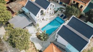 Bygningen som resortet ligger i