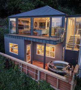 Το κτήριο όπου στεγάζεται  η βίλα