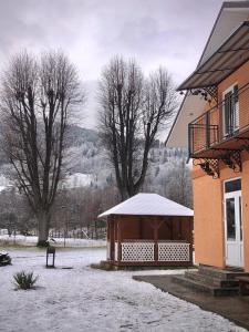 Το Будинок в пейзажній місцевості τον χειμώνα