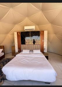 Ένα ή περισσότερα κρεβάτια σε δωμάτιο στο Wadi Rum Desert Life +126 φωτογραφίες