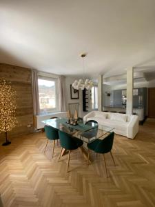 Χώρος καθιστικού στο Villa al Parco