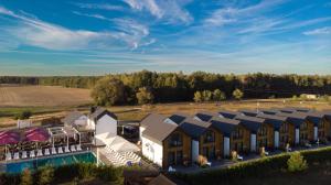 El edificio en el que está el lodge