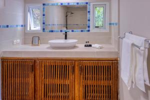 Koupelna v ubytování Sakatia Passions