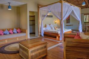 Postel nebo postele na pokoji v ubytování Sakatia Passions