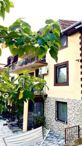 Bygningen som pensionatet ligger i