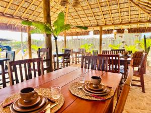 Restaurace v ubytování Amigos do Vento Chalés e Kite Point