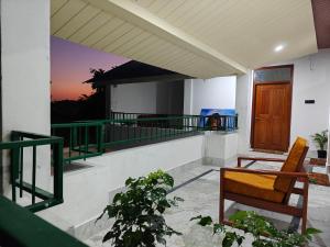 Μπαλκόνι ή βεράντα στο Apun Majuli Guest House