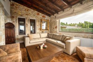 Χώρος καθιστικού στο Palmrise Luxury Villas