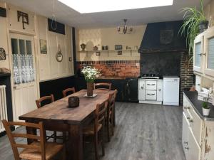 Køkken eller tekøkken på gites les rainettes