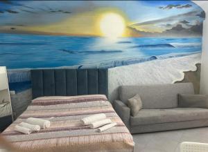 Χώρος καθιστικού στο Diana Flavia Suite