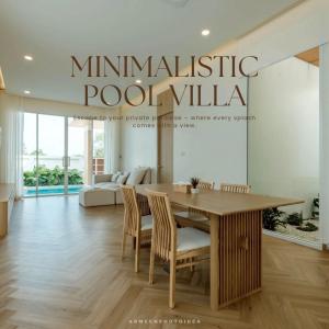 Bassein majutusasutuses Minimalistic Pool Villa või selle lähedal