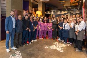 a large group of people posing for a picture at Tulip City Hotel & SPA in Istanbul +106 photos