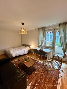 Χώρος καθιστικού στο Live Zurich in Cozy Apartment