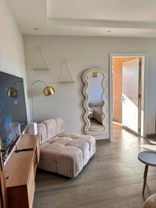 Ένα ή περισσότερα κρεβάτια σε δωμάτιο στο Sunkissed Haven