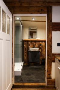 Koupelna v ubytování Lehm & Fachwerk Maisonette-Apartment - Claycation