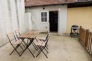 Patio nebo venkovní prostory v ubytování Lehm & Fachwerk Maisonette-Apartment - Claycation + 9 fotografií