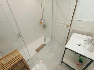 Et badeværelse på Casa Bolema cx