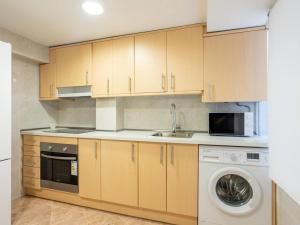 Η κουζίνα ή μικρή κουζίνα στο Balcón, luminoso, casco viejo, junto al ayuntamiento