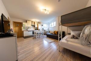 Kuchyň nebo kuchyňský kout v ubytování Ferienwohnung-Auszeit-im-Schwarzwald + 54 fotografií